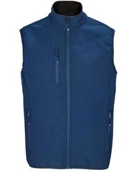 Sol's - Falcon Softshell Recycled Body Warmer (Abyss) - Lyst