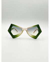 SVNX - 2 Tone Angular Sunglasses - Lyst