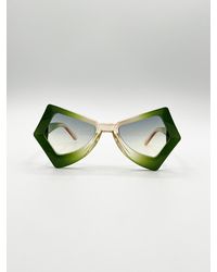 SVNX - 2 Tone Angular Sunglasses - Lyst