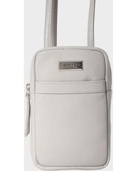 Assots London - 'Leo' Real Leather Crossbody Mobile Phone Bag - Lyst