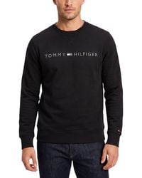 Tommy Hilfiger - Tommy Fleece Sweatshirts Pullover Embroidered Tonal Logo Jumper - Lyst
