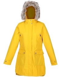 Regatta - Ladies Sabinka Faux Fur Trim Parka (Sunset) - Lyst