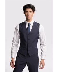 Ted Baker - Single Breasted Five Button V-Neck Slim Fit Suit Waistcoat - Lyst