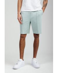 Nines - Light Soft Jersey Shorts With Middle Seam And Drawstring Waist - Lyst
