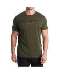 U.S. POLO ASSN. - Cotton Short Sleeve T-Shirt Us42154022 - Lyst
