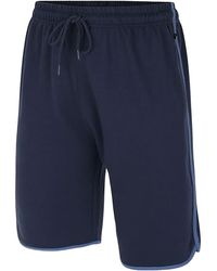 KAM Jeanswear - Kam Shorts With Side Stripe Cotton Blend Gym - Lyst