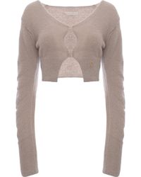Low Classic - Mohair Hook Cardigan - Lyst