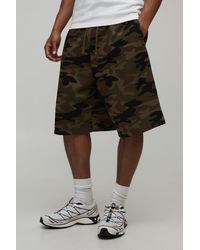 BoohooMAN - Camo Bermuda Jort - Lyst