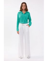 Hiccup - Linen Long Sleeve Shirt With Pocket - Lyst