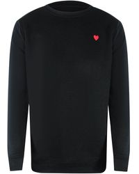 Moschino - Love Small Heart Logo Sweatshirt Cotton - Lyst