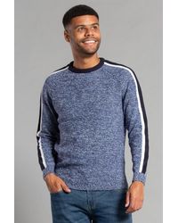 Tokyo Laundry - Crew Neck Jumper With Contrast Sleeve - Lyst