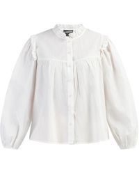 Dreimaster - Blouse Dames Wolwit - Lyst