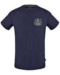 Aquascutum - Stitched Aldis Logo T-Shirt Cotton - Lyst