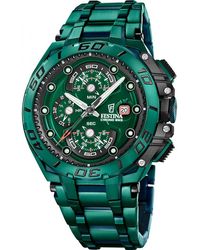 Festina - F20758-1 Chrono Bike Watch And Strap Gift Set - Lyst
