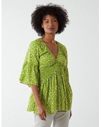 Blue Vanilla - Shirred Bust Top - Lyst