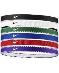 Nike - Flexible Classic Hairband (Pack Of 6) (Royal/ - Lyst