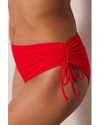 Penti - High-Waist Hipster Bikini Bottoms With Ribbon Detail - Lyst