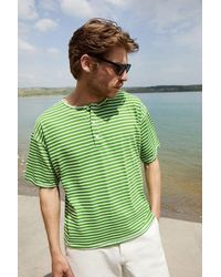 Grimelange - Striped Ribbed Crew Neck T-Shirt - Lyst