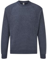 Fruit Of The Loom - Raglan Sleeve Belcoro Sweatshirt (Heather) - Lyst