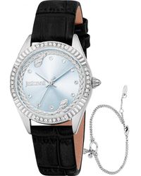 Just Cavalli - Jc1L361L0015 Ladies Vittoria Glam Watch And Bracelet Gift Set - Lyst