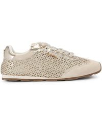 Carvela Kurt Geiger - Suede Tivoli Laser Sneakers - Lyst