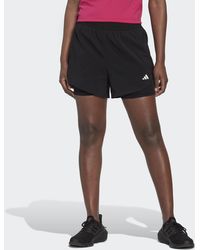 adidas Originals - 3-stripes Woven Two-in-one Shorts - Lyst
