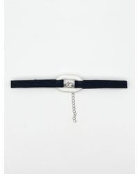 SVNX - Faux Suede Choker Necklace With Plastic Charm - Lyst