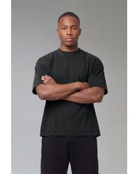 BoohooMAN - One More Rep Washed Oversized Extended Neck T-Shirt - Lyst