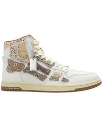 Amiri - Bandana Skel Top High Top Sneakers Leather - Lyst