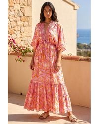 Roman - Floral Boho Maxi Dress - Lyst