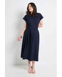 PRINCIPLES - Formal Tie Waist Midi Dress - Lyst