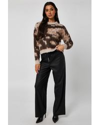 Urban Bliss - Brushed Yarn Abstract Print Jumper - Lyst