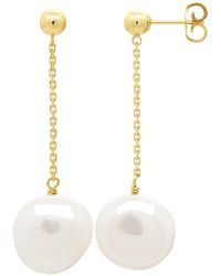 Ateliers Saint Germain - Earrings Real Cultured Freshwater Pearls Baroque 11-12 Mm - Lyst