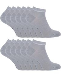 Sock Snob - 12 Pair Multipack Bamboo Trainer Socks - Lyst