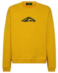 DSquared² - Icon New Generation Relax Fit Sweatshirt Cotton - Lyst