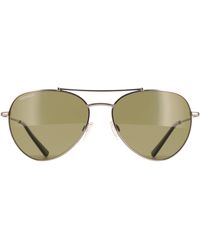 Serengeti - Aviator Shiny Gunmetal Mineral Polarized 555Nm Pete - Lyst