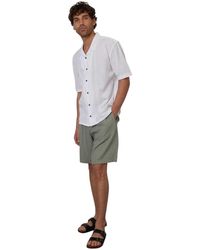 Threadbare - Embroidered Collared Short-Sleeved Bowling Shirt - Lyst