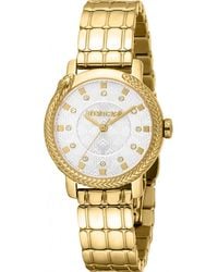 Roberto Cavalli - Rc5L116M0055 Ladies Logomania Watch - Lyst