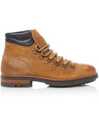 Dune - Content Lace Up Hiker Boots Suede - Lyst