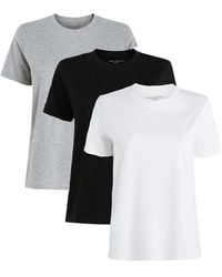 French Connection - 3-Pack Crew Neck Logo T-Shirt - Lyst