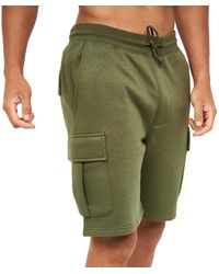Crosshatch - Seagaro Cargo Shorts (donkere Olijf) - Lyst