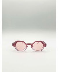 SVNX - Round Hexagon Sunglasses - Lyst
