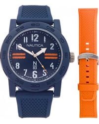 Nautica - Napats306 Ayia Triada Watch And Strap Gift Set - Lyst
