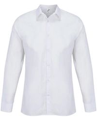 Sol's - Adult Bailey Poplin Long-Sleeved Shirt - Lyst