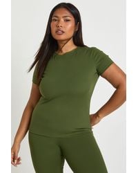 Boohoo - Plus Supersoft Peached Sculpt Top - Lyst