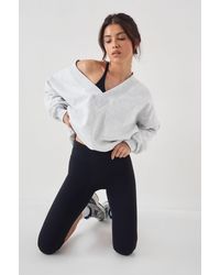 DSGN Studio - Sport V Neck Oversized Sweatshirt - Lyst