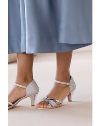 Where's That From - Wheres 'Reese' Mid High Heel With Buckle Ankle Strap - Lyst
