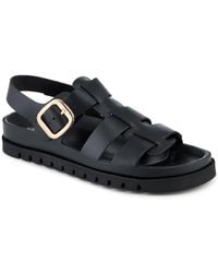 Jones Bootmaker - Isha Leather Buckled Fisherman Sandals - Lyst