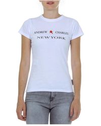 Andrew Charles by Andy Hilfiger - T-Shirt Short Sleeves Round Neck Tarana - Lyst