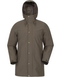 Mountain Warehouse - 'Foxtail' Long Fleece Lined Jacket With Adjustable Hood Waterproof Coat - Lyst